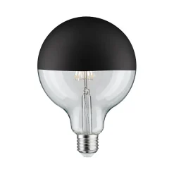 Best Paulmann LED G125 Calotte réflectrice 600lm E27 2700K 6,5W 230V Noir mate gradable