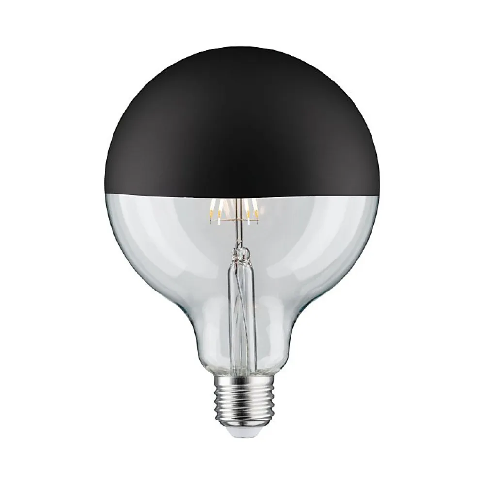 Best Paulmann LED G125 Calotte réflectrice 600lm E27 2700K 6,5W 230V Noir mate gradable