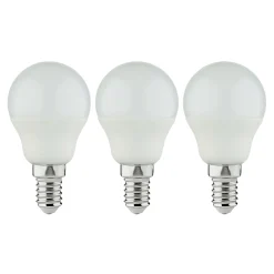 Best Diall Lot 3 ampoules LED mini globe E14 470lm 4.2W = 40W Ø4.5cm blanc neutre
