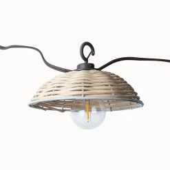 3M France Lampe Extérieure<Lot de 8 abats jours Bali pour guirlande solaire - Chromex