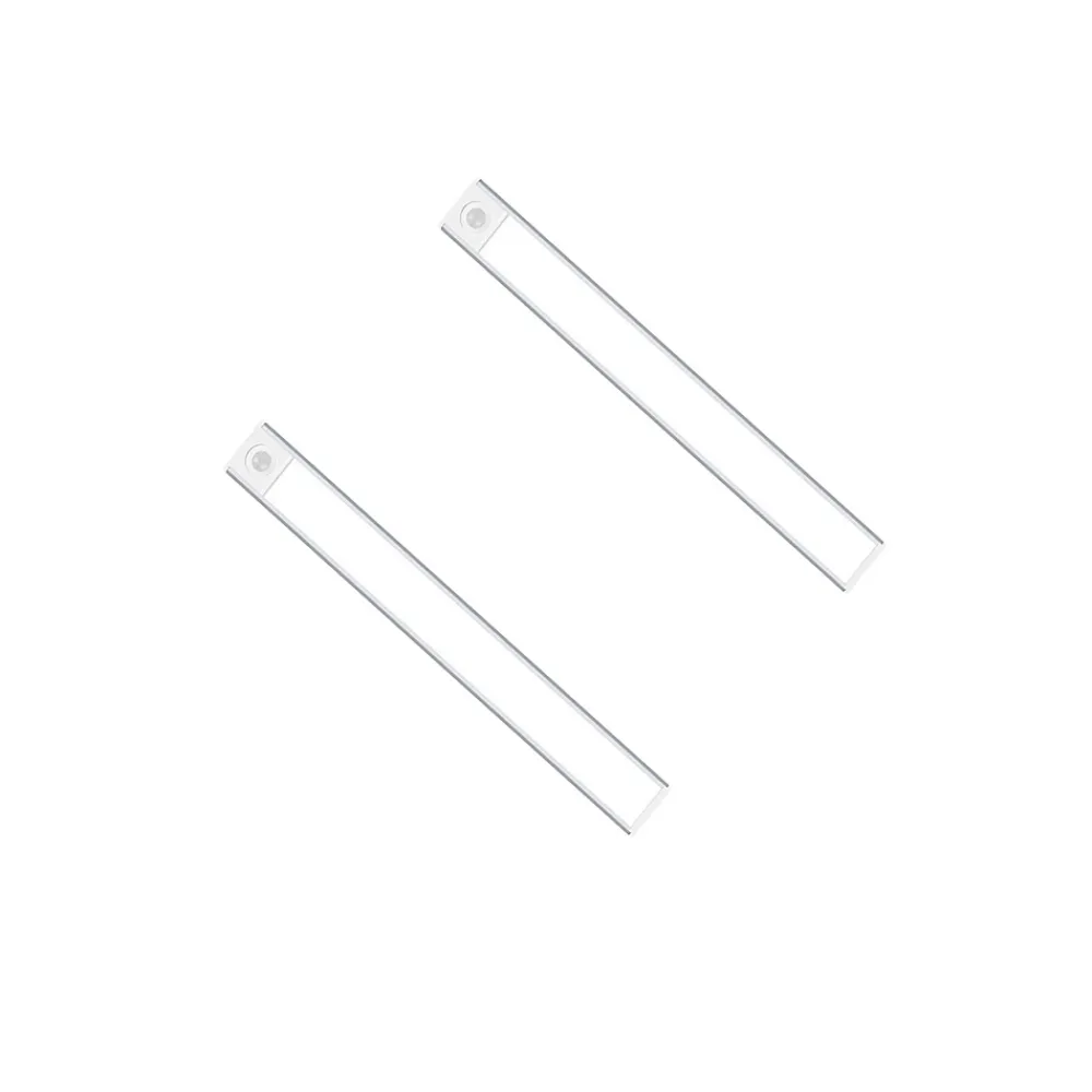 Kyf Luminaire Pour Dressing<Lot de 2 Barre LED Ultra slim à détection de mouvement 70 lumen 30 cm