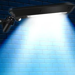 Kyf Éclairage Solaire<Lot de 2 Eclairage Solaire LED à Détection de mouvement Orientable et Mural