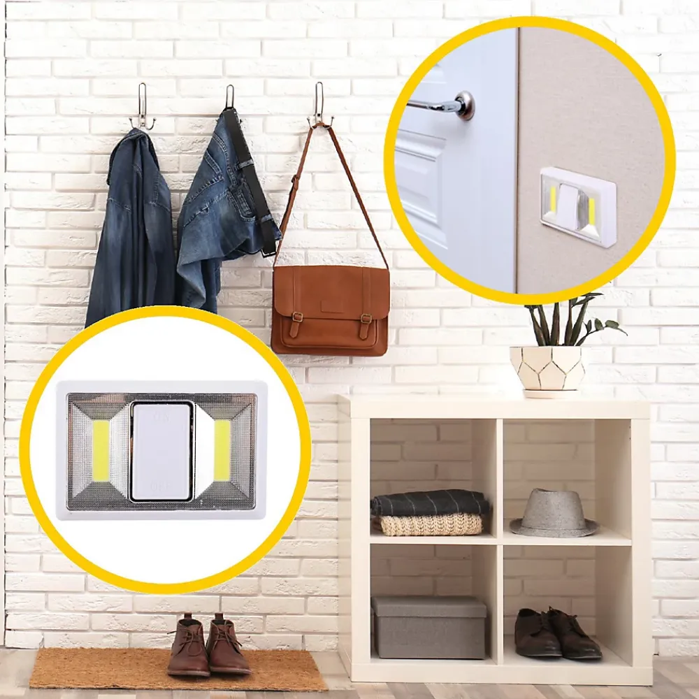 Clearance Velamp LOVING : interrupteur LED à piles (incluses). Blanc