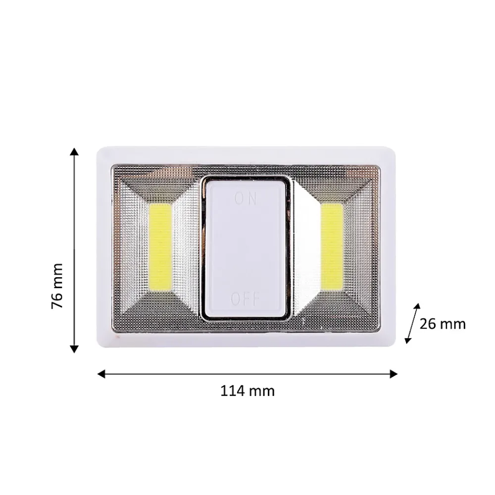 Clearance Velamp LOVING : interrupteur LED à piles (incluses). Blanc