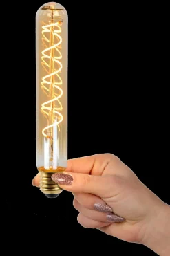Sale Lucide T32 - Ampoule filament - 3,2 cm - LED Dim. - E27 - 1x4,9W 2200K - Ambre