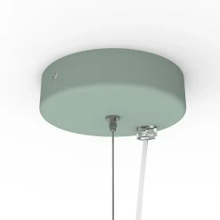 Best Lumicom - CALICE Suspension, 1X E27, max 42W, métal, vert iceberg, D.60cm
