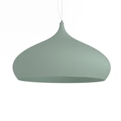 Best Lumicom - CALICE Suspension, 1X E27, max 42W, métal, vert iceberg, D.60cm