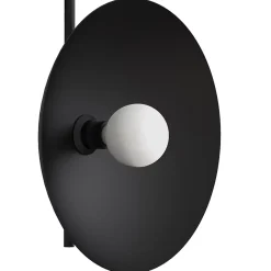 Best Lumicom - CASSINI Plafonnier, 2XE27, max 42W, métal, noir mat, D40cm