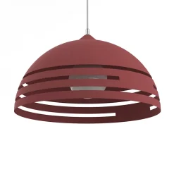 Best Lumicom - CIRCUIT Suspension, 1XE27, max 42W, métal, cowhiden red, D40cm
