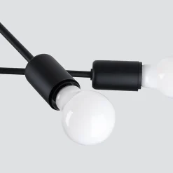Sollux Lighting Suspension Pour Salon<Lustre en acier 4 lampes 60x43x27cm Sollux