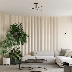 Sollux Lighting Suspension Pour Salon<Lustre en acier 4 lampes 60x43x27cm Sollux