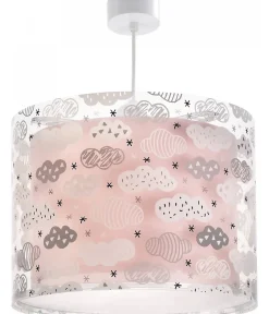 Sale Dalber Lustre et lampe suspension enfant Clouds Nuages rose