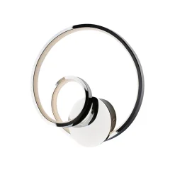 Belight Applique Pour Salon|Applique Murale Pour Cuisine<Malena Applique en métal et aluminium chromé poli avec LED intégrée L.26 P.8 BL247-ACR