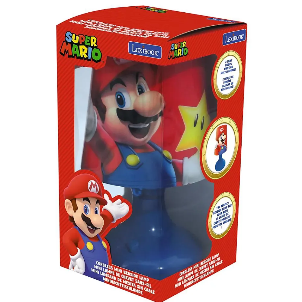 Discount Lexibook Mini lampe de chevet veilleuse sans fil Super Mario