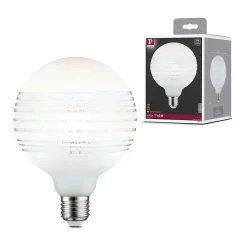 Sale Paulmann Modern Classic Edition Standard 230 V Globe LED Anneau réfléchissant E27 470lm 4,5W 2600K gradable Anneau réfléchissant blanc