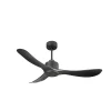 Best Klassfan Modulo de - Ventilateur de plafond DC sans Lumière Noir et gris basalte, thermostat idéal pour 21 à 25 m²