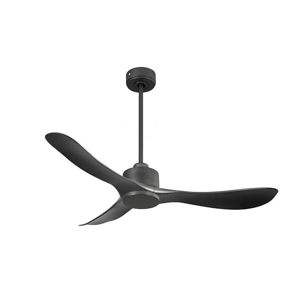 Best Klassfan Modulo de - Ventilateur de plafond DC sans Lumière Noir et gris basalte, thermostat idéal pour 21 à 25 m²