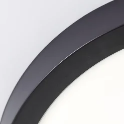 Brilliant Plafonnier De Salle De Bains<NAVARA Plafonnier noir LED intégrée 18W plastique ampoule incluse