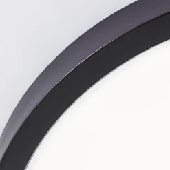 Brilliant Plafonnier De Salle De Bains<NAVARA Plafonnier noir LED intégrée 24W plastique ampoule incluse