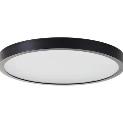 Brilliant Plafonnier De Salle De Bains<NAVARA Plafonnier noir LED intégrée 24W plastique ampoule incluse