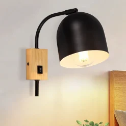 Best Nettlife Applique murale LED extérieure 5W IP65, noir, blanc chaud