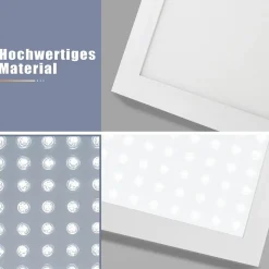 Sale Nettlife Panneau LED 120x30 dimmable avec télécommande 40W