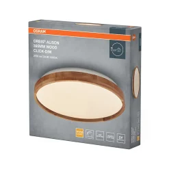 Best Osram Applique ORBIS Alison 24W gradable 395mm décor bois