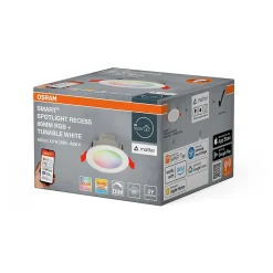 Hot Osram SMART+ Matter Recess Spot Encastré LED 86mm RGB+TW Blanc