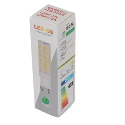 Alpinaluz Ampoule Led Fonctionnelle|Ampoule G9<Pack de 6 Ampoules LED G9 Tubulaires 6W 3000K Lumière Chaude Efficacité et Durabilité