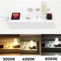 Alpinaluz Ampoule G9<Pack de 6 Ampoules LED G9 Tubulaires 6W 4000K Lumière Neutre 220240V AC Efficacité et Durabilité
