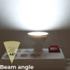 Alpinaluz Ampoule Pour Spot|Ampoule Gu10<Pack de 10 Ampoules LED GU10 7W 45 SMD2835 665lm 220V 6000K Blanc Froid Sans Scintillement