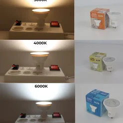 Alpinaluz Ampoule Pour Spot|Ampoule Gu10<Pack de 10 Ampoules LED GU10 7W 45 SMD2835 665lm 220V 6000K Blanc Froid Sans Scintillement