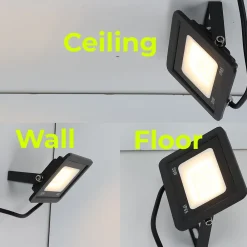 Best Alpinaluz Pack de 5 Projecteurs LED Extérieur 20W IP65 Étanche 1900Lm 3000K Blanc Chaud Idéal pour Maison Garage Patio Terrasse e