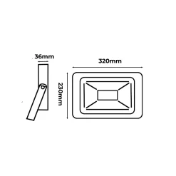 Alpinaluz Projecteur Extérieur<Pack de 5 Projecteurs LED Extérieur 150W Lumière Blanche Chaude 3000K 14250lm IP65 Support Réglable
