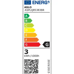 Aslo Panneau Led<Panneau LED Carré 85 x 85 mm 3W 3000K Blanc Chaud