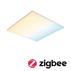 Hot Paulmann Panneau LED Smart Home Zigbee 3.0 Velora carré 595x595mm 19,5W 2200lm Tunable White Blanc gradable