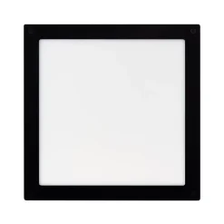 Best GoodHome Panneau lumineux Nakaya LED intégrée blanc neutre IP44 1900lm 18W L.30x l.30 x H.1,9 cm noir