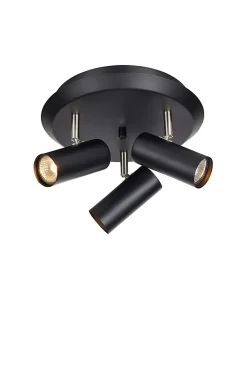 Best Plafonnier 3 spots GU10, max. 12W, IP20, noir - Markslöjd - Barcelona