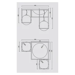 Best Mantra Plafonnier Desigual 5L par
