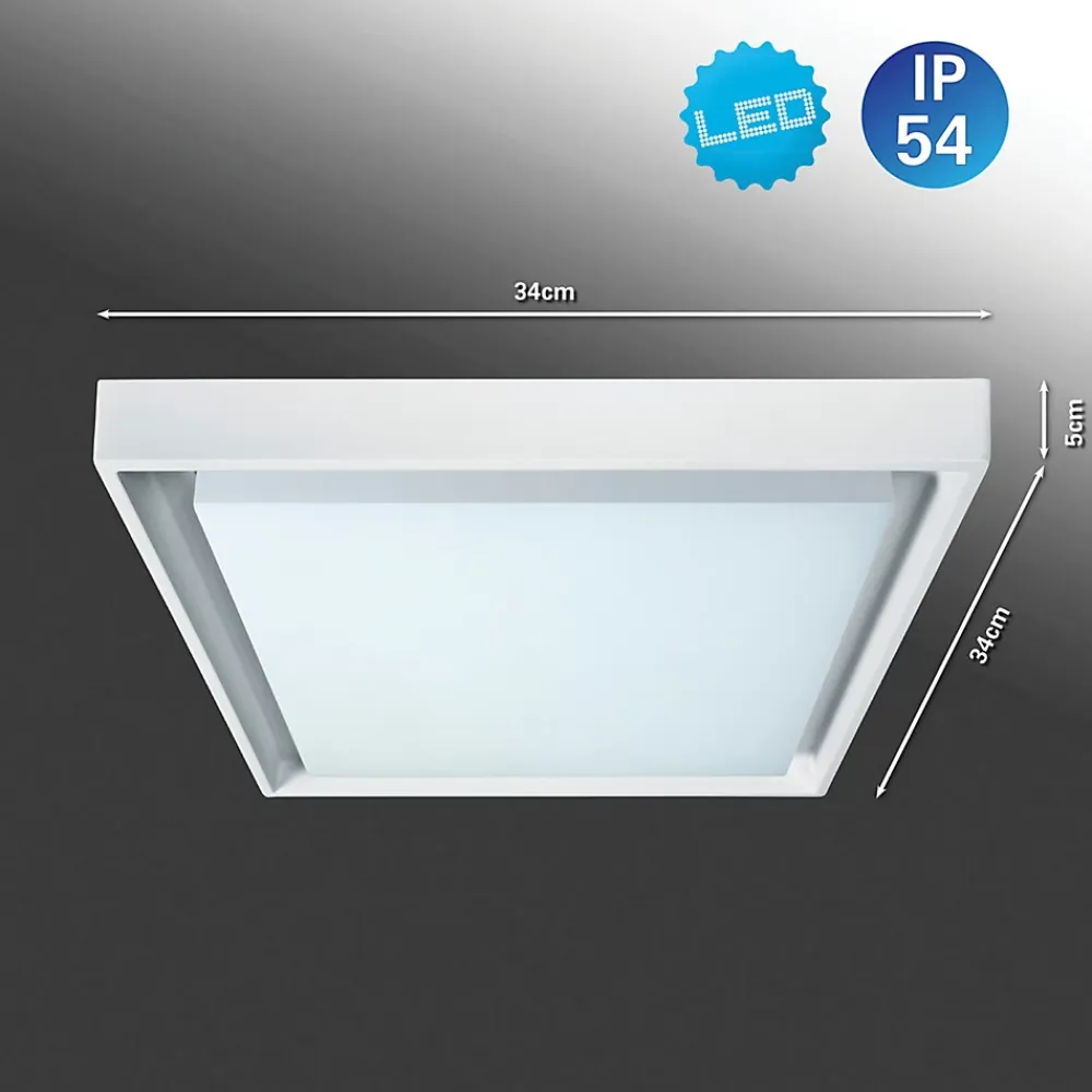 Hot Näve Plafonnier d'extérieur LED IP54 'Mio' s:34cm