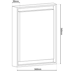 Hot Näve Plafonnier d'extérieur LED IP54 'Mio' s:34cm