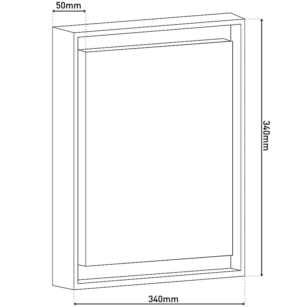 Hot Näve Plafonnier d'extérieur LED IP54 'Mio' s:34cm