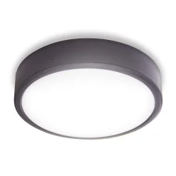 Xanlite Spot Encastrable<Plafonnier LED encastrable rond avec transformateur intégré, IP44, 2 types de fixation, extra plat, 2500 Lumens, CCT