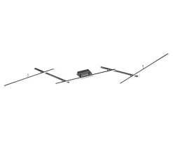 Best Trio Plafonnier LED RGBW noir mat 22W dimmable avec télécommande - - Arvin