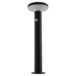 Sale GoodHome Potelet extérieur solaire LED intégrée Cowhorn noir 650 lm IP44