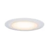 Best Paulmann Premium Spot encastré LED Dim to Warm Suon Kit de base IP44 rond 90mm 3x5W 3x450lm 230V gradable Dim to warm Satiné Blanc