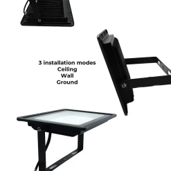 Alpinaluz Projecteur Extérieur<Projecteur LED Extérieur IP65 Imperméable 100W 9500Lm 3000K Lumière Chaude pour Maison Garage Jardin Terrasse Champ