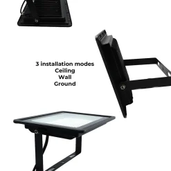 Alpinaluz Projecteur Extérieur<Projecteur LED Extérieur 150W Lumière Froide 6000K 15750lm IP65 Angle 120 Support Réglable Aluminium