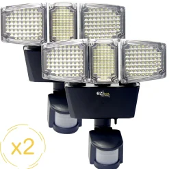 Best Ezilight Projecteur solaire LED Solar pro 3 - Pack de 2 lampes