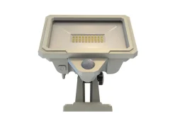 GoodHome Nos Collections Luminaires Extérieurs|Projecteur Extérieur<Projecteur solaire LED intégré à détection Shomali 1000lm 9W IP44 blanc